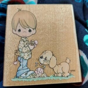 Precious Moments Wooden Runner Stamp